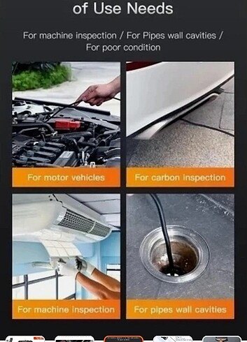 Endeskop 4.3 inç sıfır ürün sağlam kaliteli sorunsuz - Görsel 7