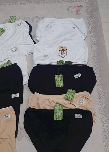 38 Beden beyaz Renk Kadın Mini Atletik Şortlar 3'lü Set