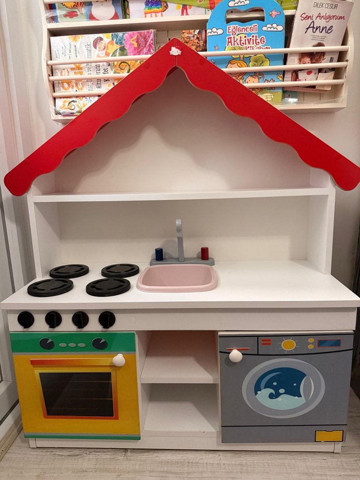 Renkli Çocuk Oyun Mutfak Seti - Görsel 3