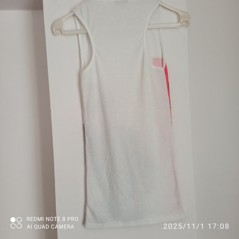 Beyaz Baskılı T-shirt, - Görsel 2