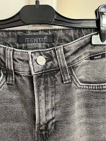 xs Beden gri Renk Mavi jeans gri kot pantolon
