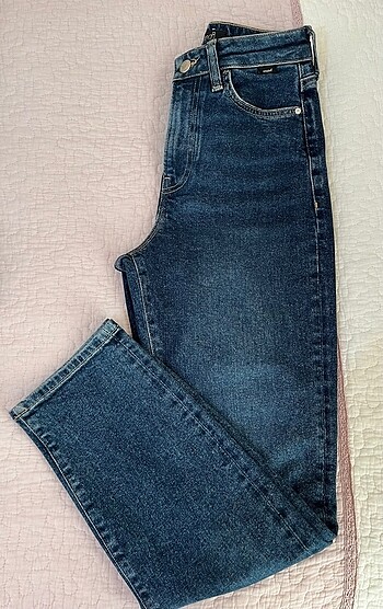 xs Beden Mavi jeans koyu mavi kot pantolon