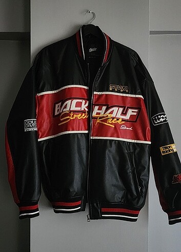 Pull&Bear racer deri ceket