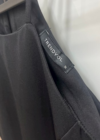 Siyah İnce Askılı Kadın tulum - Görsel 4