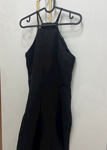 Siyah İnce Askılı Kadın tulum - Görsel 2