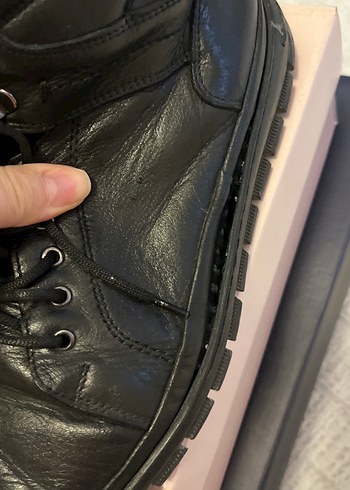 Siyah Deri Erkek Günlük Sokak Stili Bot - Görsel 3