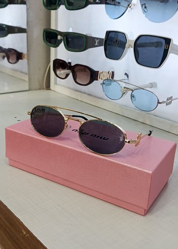 Miu Miu Miu Miu altın Çerçeveli Modern Klasik Kadın Gözlüğü