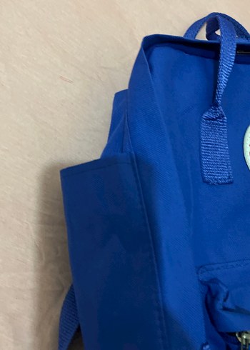 Mavi Kadın Sırt Çantası, Tokalı - Görsel 5