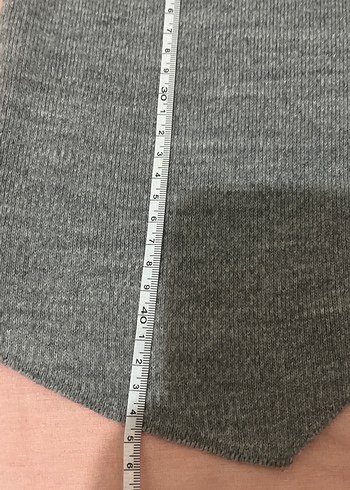 Düğmeli Gri Kadın Triko Yelek - Görsel 3