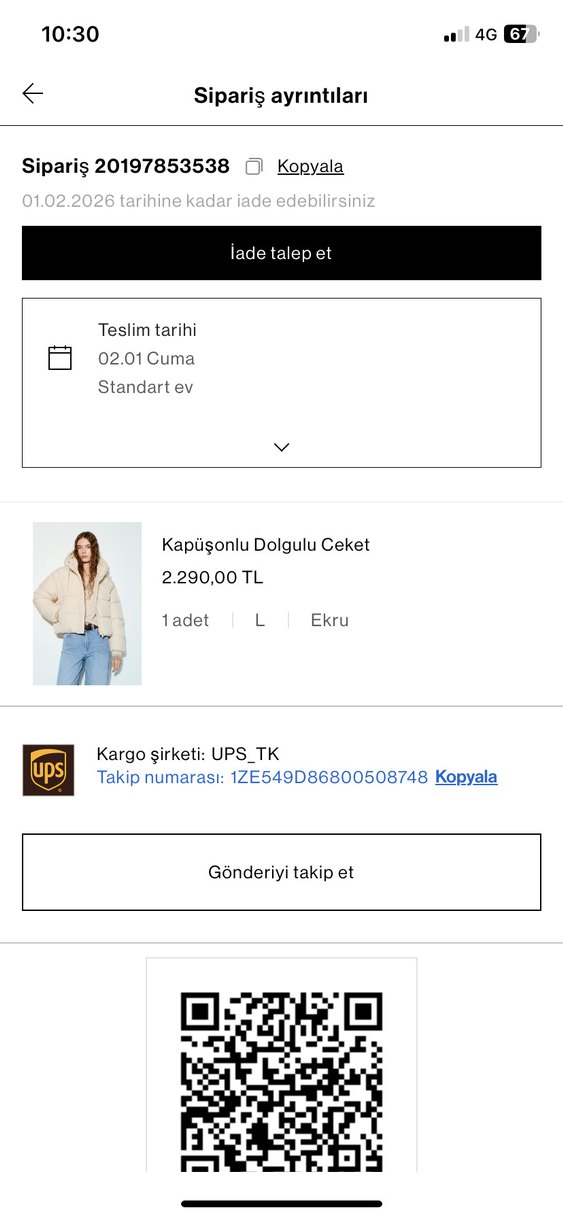 Bej Şişme Midi Kadın Kışlık Mont - Görsel 3