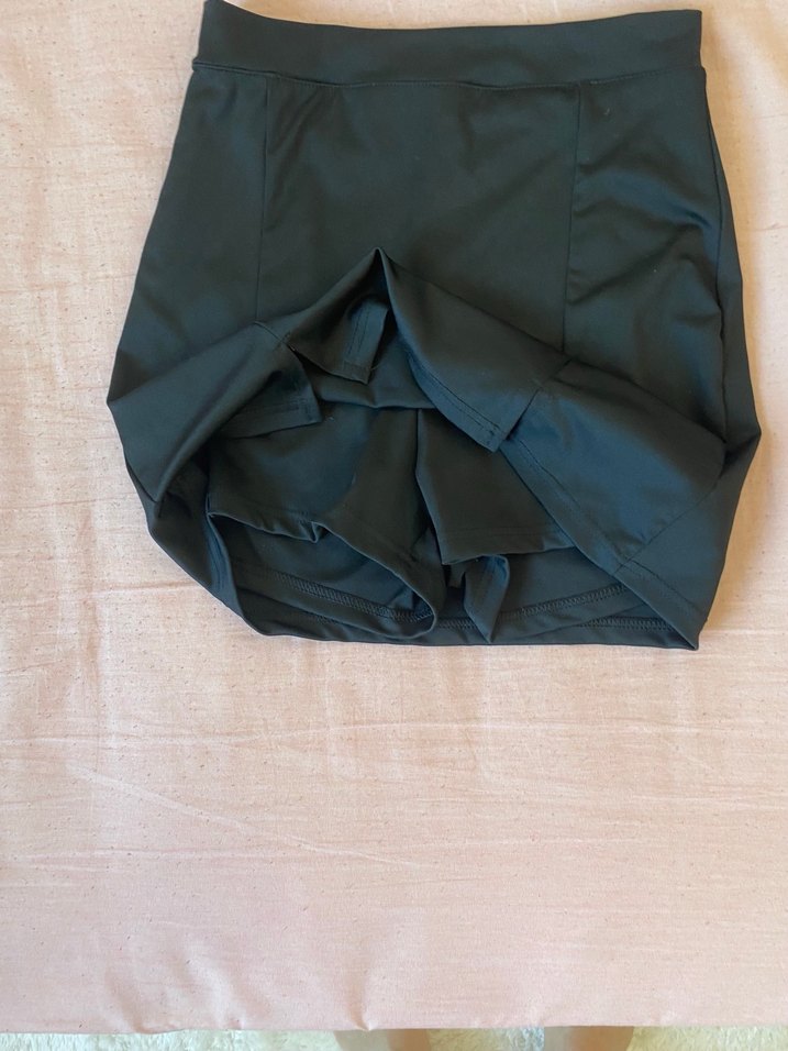 Kadın siyah Mini Etek - Görsel 2