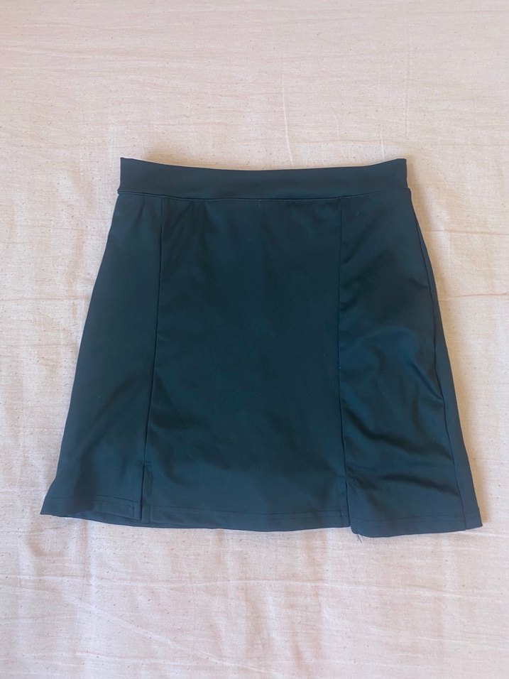 Kadın siyah Mini Etek - Görsel 3