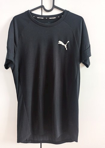 Siyah Erkek Puma Kısa Kollu Tişört