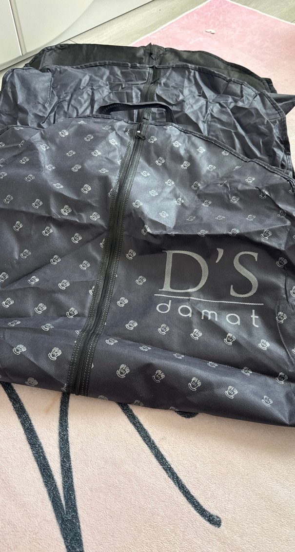 D'S Damat Gri Baskılı Erkek Ceket Kılıfı - Görsel 2