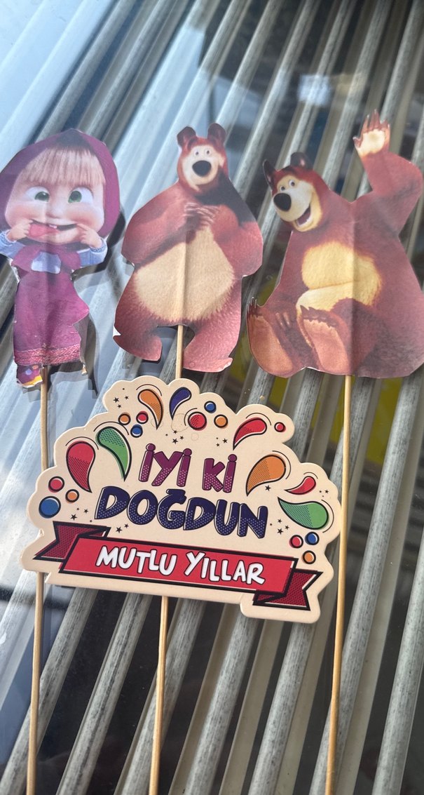 Renkli Doğum Günü Parti Kürdanları - Görsel 2