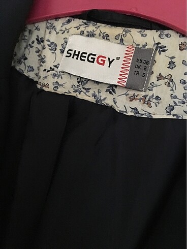 s Beden Sheggy Blazer Lacivert Bayan Ceket