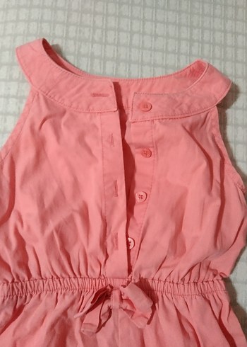 LC Waikiki Kız Çocuk Pembe Fırfırlı Tulum