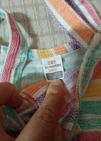 LC Waikiki Kız Çocuk Pastel Renkli Askılı Elbise