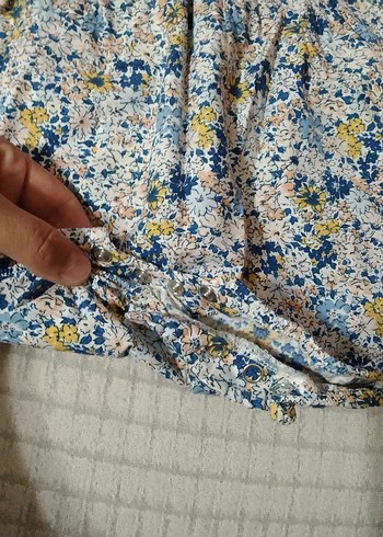 Diğer Çiçek Desenli Bebek Kız Tulum