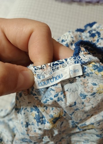 18-24 Ay Beden çeşitli Renk çiçekli bol kesim kız çocuk elbise