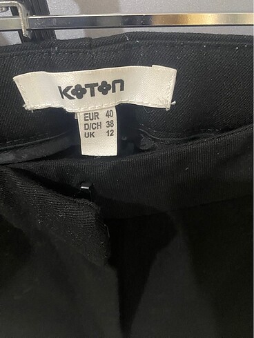 Koton Kadın koton siyah kumaş pantolon
