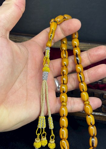 Rüzgar gülü hareli sıkma kehribar - Görsel 2