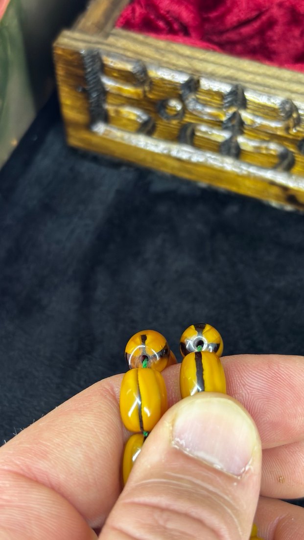 Rüzgar gülü hareli sıkma kehribar - Görsel 4