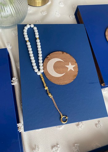 Koyu Mavi Vintage Erkek Tesbih - Görsel 4