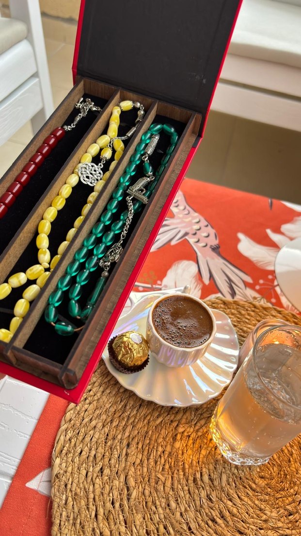 Özel kutusunda 3 adet tesbih - Görsel 3