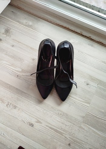 36 Beden siyah Renk Siyah Gotik Tokalı Stiletto Topuklu Kadın Ayakkabısı