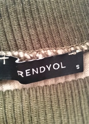 Kadın Renk Bloklu Boğazlı Triko Kazak - Görsel 2