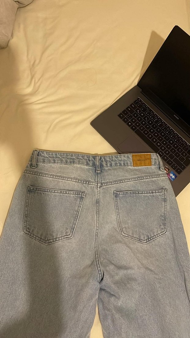 Kadın Denim Regular Fit Pantolon - Görsel 2