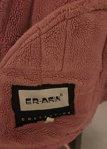 Düğmeli Pembe Midi Kadın Ceket - Görsel 3