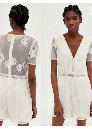 Kısa Bej Bohem Mini tultum - Görsel 2