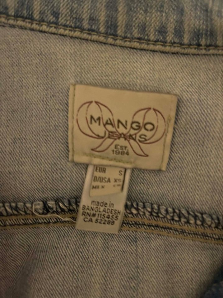 Kadın Gri Denim Ceket Düğmeli ve Dar Kesim - Görsel 3