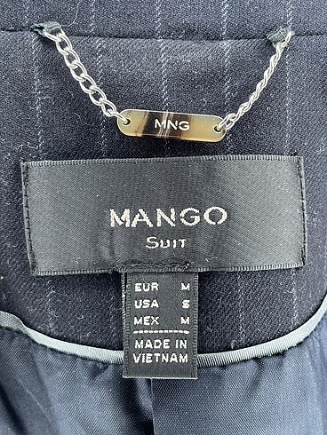 m Beden lacivert Renk Mango Blazer %70 İndirimli.