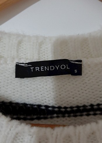 s Beden Çizgili Örgü Kadın Triko Kazak.Trendyol s beden