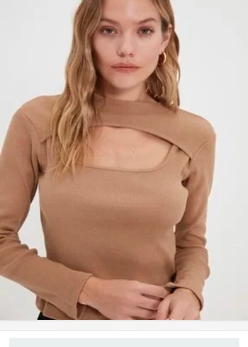 Trendyol & Milla Pencere detay bluz