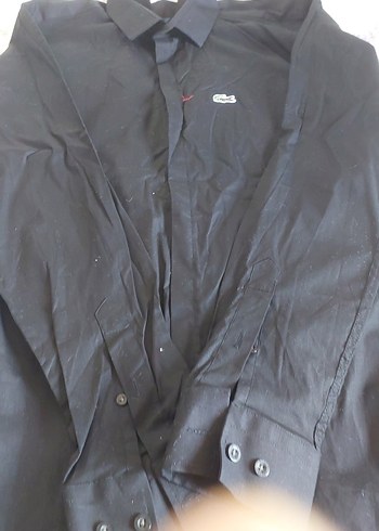Lacoste Lacoste Erkek Siyah uzun Kollu Gömlek