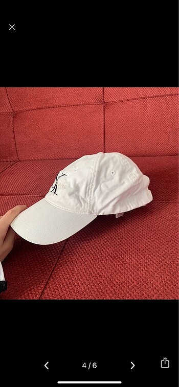Beden beyaz Renk Calvin Klein Şapka