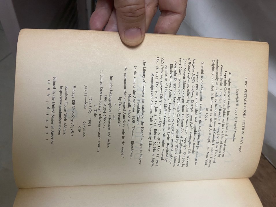 In the Time of the Americans - David Fromkin - Görsel 5