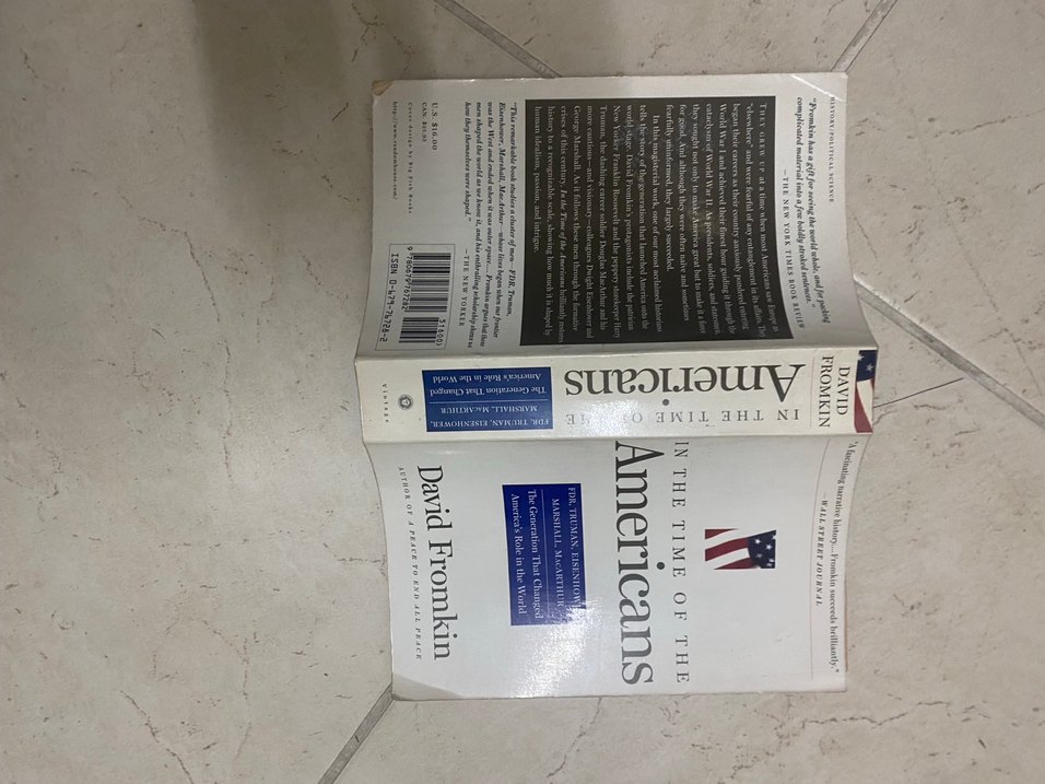 In the Time of the Americans - David Fromkin - Görsel 2