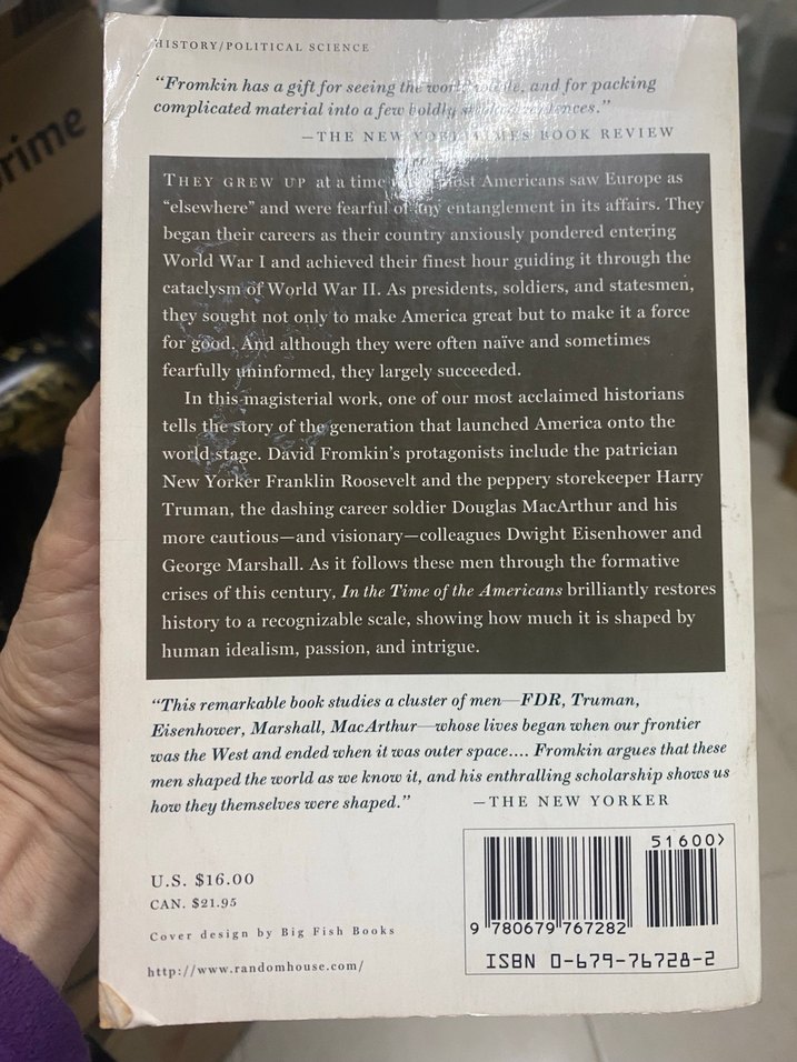 In the Time of the Americans - David Fromkin - Görsel 3