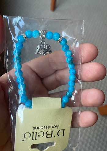 Turkuaz Boncuklu Bohem Kadın Bileklik - Görsel 2