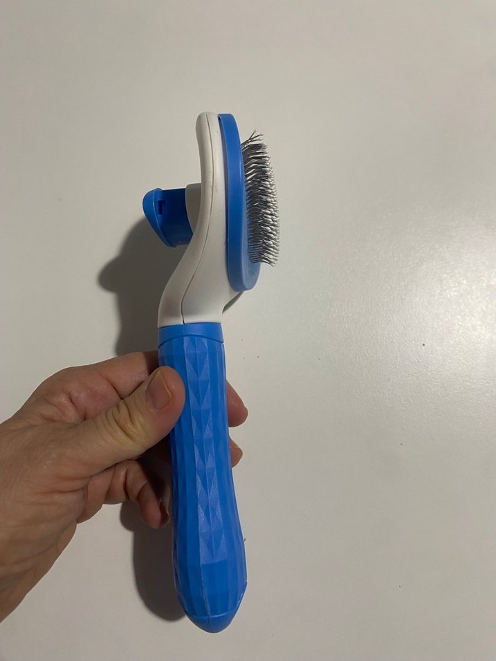 Mavi Kedi Tüy Toplama Fırçası - Görsel 4