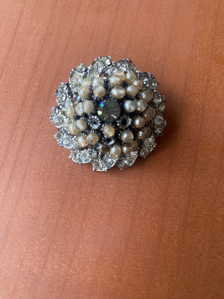 Boncuklu Vintage Bohem Broş - Görsel 2