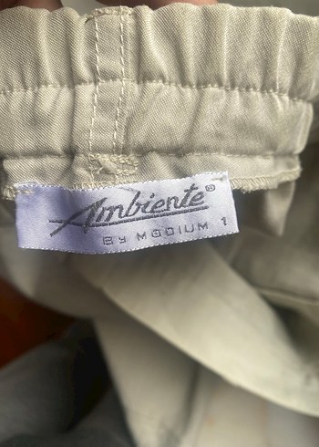 Bej Kadın Bermuda Şort - Görsel 4