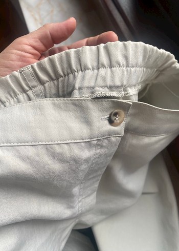 Bej Kadın Bermuda Şort - Görsel 3