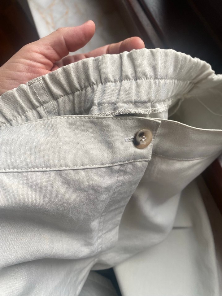 Bej Kadın Bermuda Şort - Görsel 3