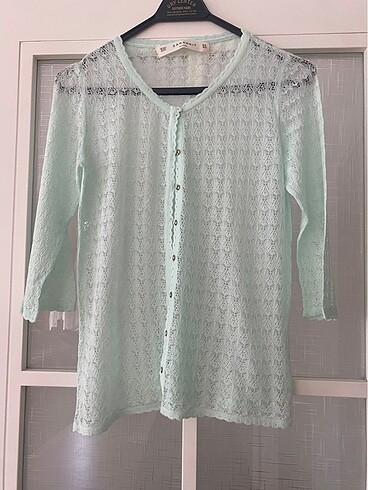 Zara Açık nil yeşili hırka